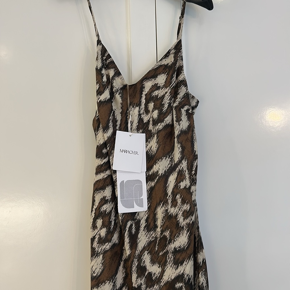 MariaCher Silk Slip Dress